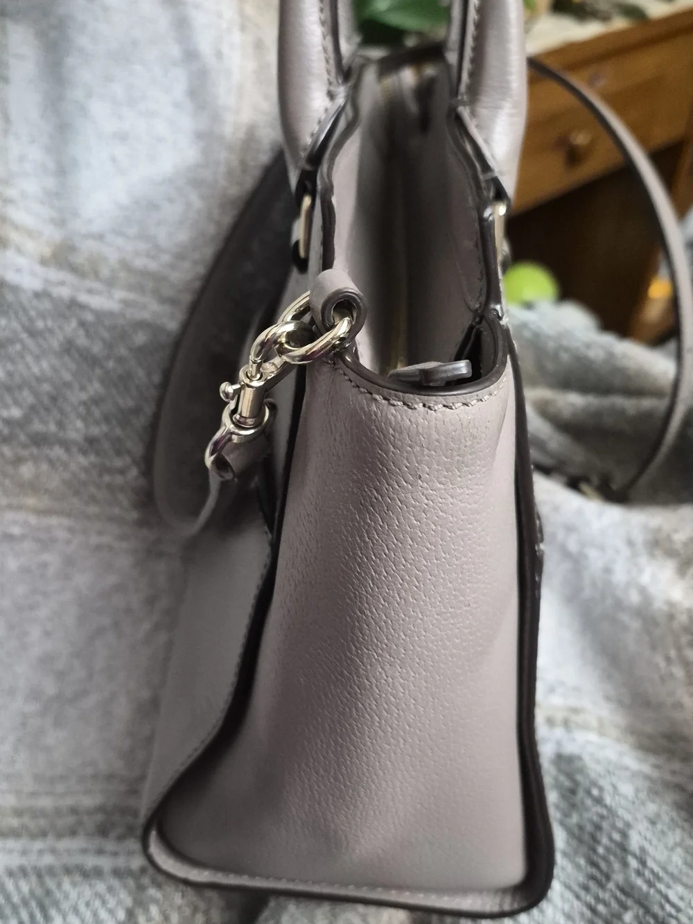 kate spade Taupe Leather Satchel